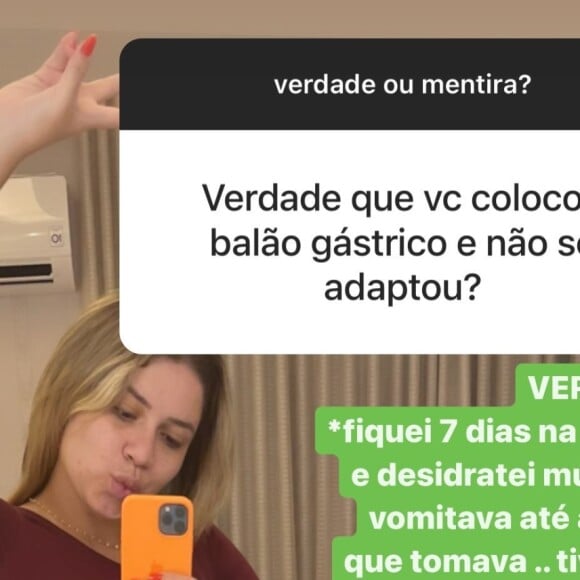 Marília Mendonça comenta experiência negativa com balão gástrico