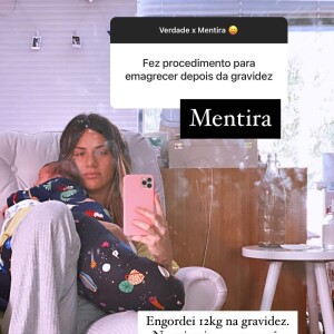 Giovanna Ewbank negou ter feito procedimentos para emagrecer após o parto