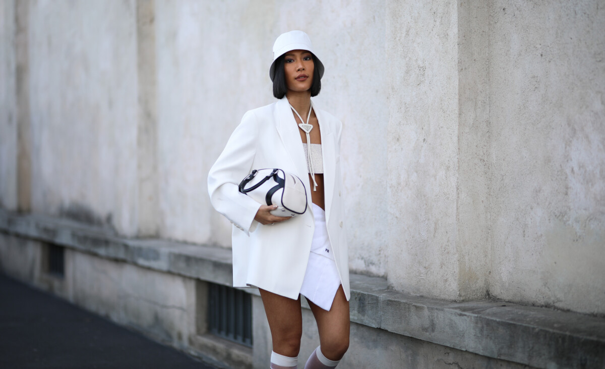 Oversized white blazer outfit ideas