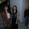 As gêmeas Giselle e Michelle Batista também foram à pré-estreia de 'Boa Sorte'