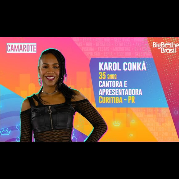 Karol Conká está no 'BBB21'