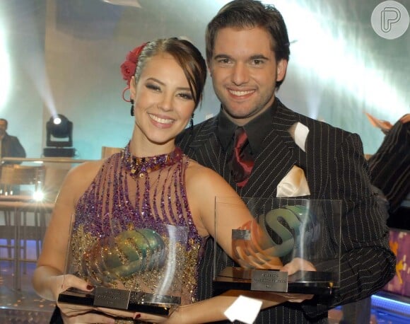 Paolla Oliveira levou o troféu do 'Dança' em 2015