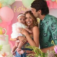 Viva, Esther! Filha de Carol Dias e Kaká ganha festa de 4 meses: 'Comemorar a vida'