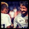 Neymar posta foto com Alexandre Pato