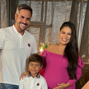 Marido de Simone, Kaká Diniz vê semelhança entre Zaya com filho mais velho, Henry: 'É a sua cara'