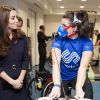 Kate Middleton visita centro de treinamento de atletas em Londres, Inglaterra
