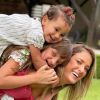 Ticiane Pinheiro divide momentos com as filhas, Manuella e Rafaella