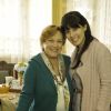 Na novela 'A Vida da Gente', expulsa de casa pela mãe, Manuela (Marjorie Estiano) é acolhida pela avó, Iná (Nicette Bruno)