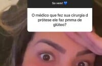 Suzanna Freitas alerta sobre cirurgia plástica nos glúteos