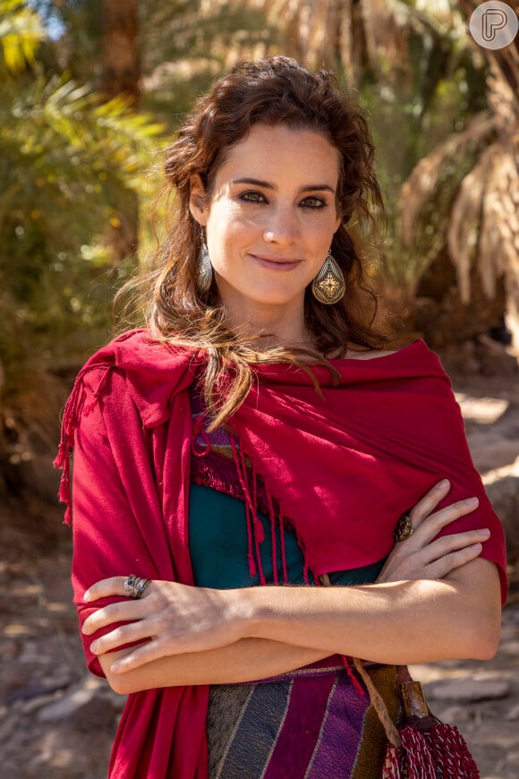 Novela 'Gênesis': Ayla (Elisa Pinheiro) reprova escolha do marido, Ló (Emilio Orciollo Netto) no capítulo de terça-feira, 6 de abril de 2021