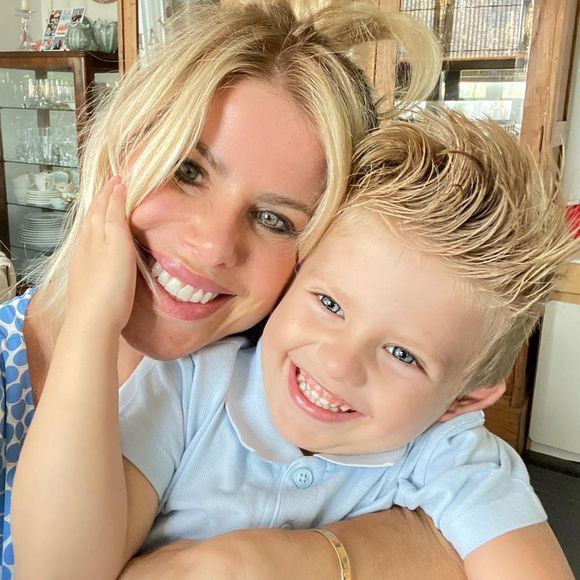 Filho de Karina Bacchi e Amaury Nunes, Enrico tem 3 anos de idade