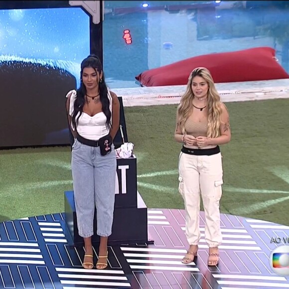 Moda no 'BBB 21': Pocah combinou calça jeans com parte de cima branca