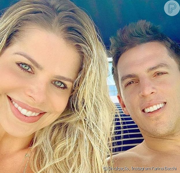 Karina Bacchi falou pela primeira vez sobre a suposta separação de Amaury Nunes