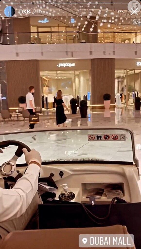 Filho de Faustão, João Guilherme Silva exibe shopping de luxo em Dubai, nos Emirados Árabes