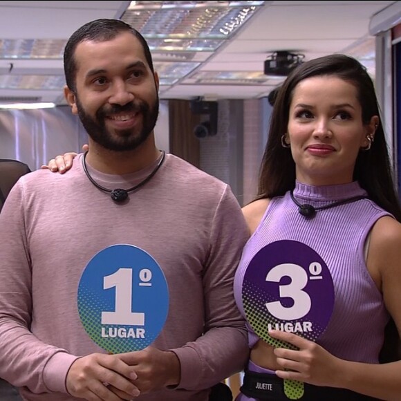 Juliette formou o G3 com Sarah e Gilberto