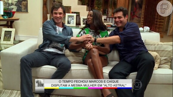 Sergio Guizé troca elogios com Thiago Lacerda, companheiro na novela 'Alto Astral': 'Muito Generoso', afirmou o ator durante o 'Video Show', nesta segunda-feira, 17 de novembro de 2014