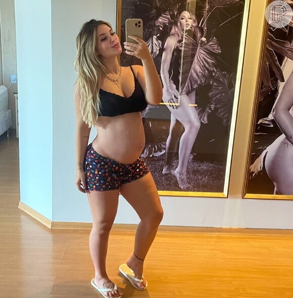 Virgínia Fonseca compartilhou a evolução da primeira gravidez ao longo dos 9 meses