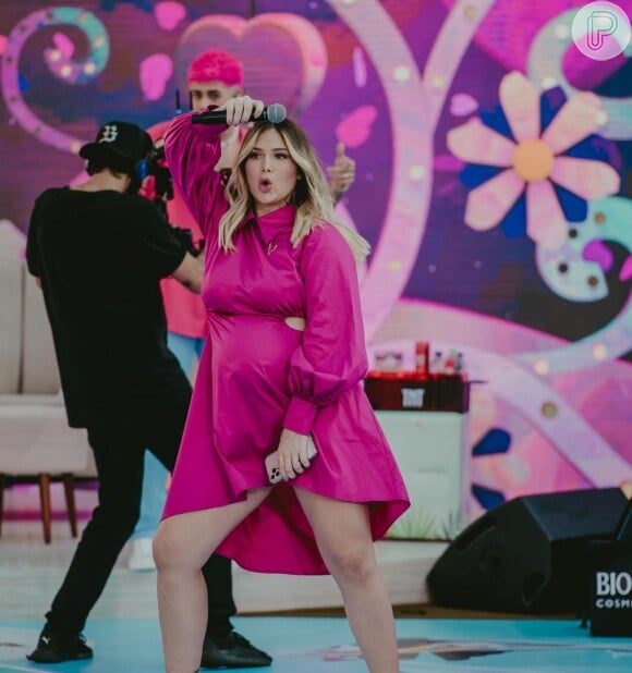 Virgínia Fonseca brincou ao fazer dancinha na reta final da gravidez de Maria Alice