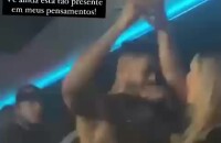 Deolane Bezerra exibe vídeo beijando MC Kevin em balada momentos antes da morte do cantor