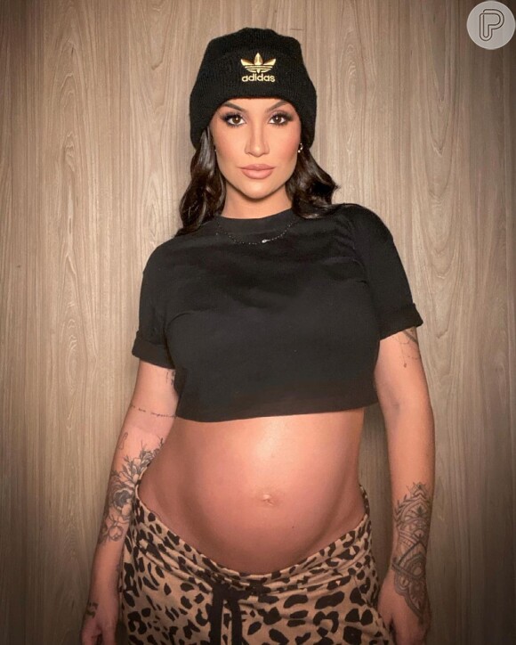 Bianca Andrade está com 8 meses de gravidez