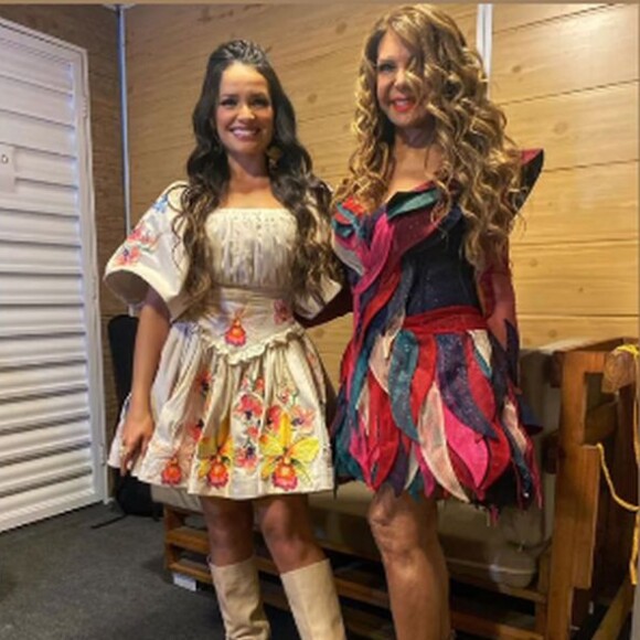 Juliette já participou de outras lives, incluindo uma com Elba Ramalho