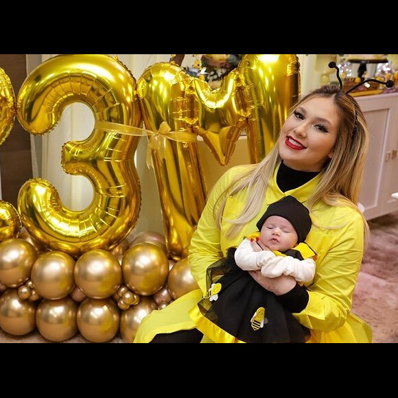 Virgínia Fonseca combina look temático com a filha, Maria Alice, no primeiro aniversário da menina