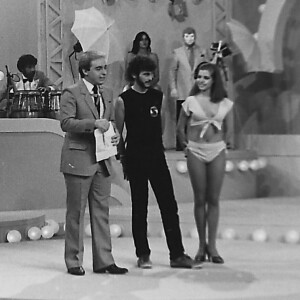 Gugu Liberato em foto com Rose Miriam, mãe de seus filhos, nos anos 1980