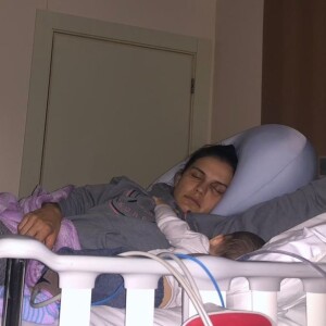 Kyra Gracie e Malvino Salvador têm acompanhado o caçula no hospital desde o começo da internação