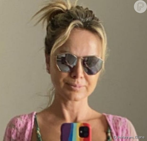 Eliana exibe barriga sarada aos 47 anos em foto na web, em 11 de julho de 2021