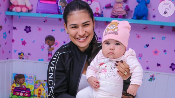 Simone e Kaká Diniz são pais de Zaya, de 5 meses e Henry, de 6 anos