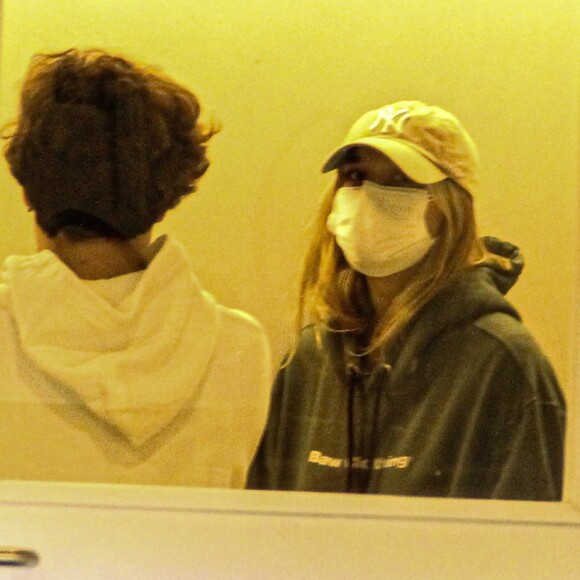 Sasha foi visitar Luciano Szafir no hospital
