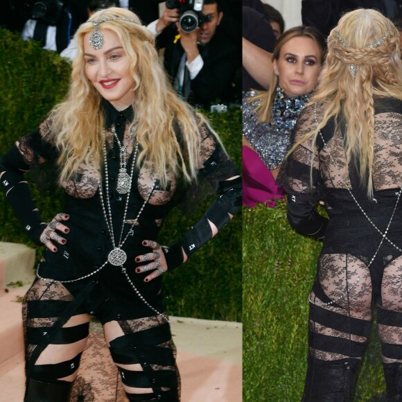 A cantora Madonna é dona de looks cheios de personalidade