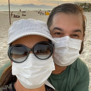 Fátima Bernardes mostra rotina de treinos com Túlio Gadêlha, de 33 anos: 'Ele corre, eu ando'