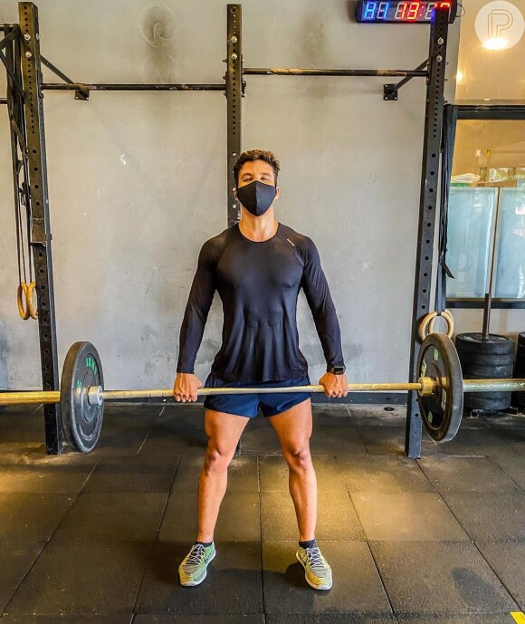 Ricky Tavares mostra em seu Instagram sua rotina de treinos