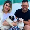 Naiara Azevedo e o empresário Rafael Cabral dividem a paixão por pets