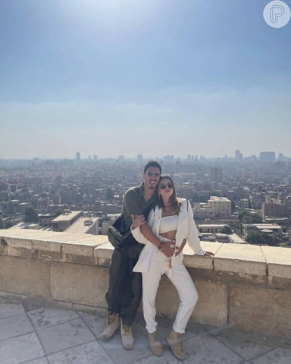 Giovanna Lancellotti assumiu namoro com Gabriel David com uma postagem no Instagram