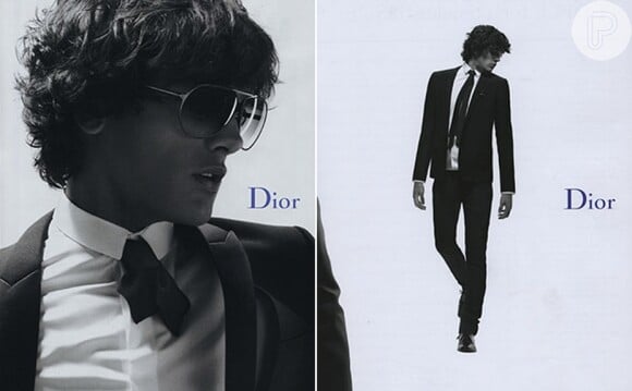 Marlon Teixeira estreou como modelo, aos 16 anos, em uma campanha da Dior