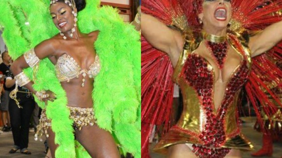 Viviane Araújo e Cris Vianna vão gravar cenas de 'Império' no Carnaval do Rio