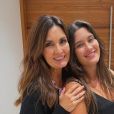 Fátima Bernardes brinca com semelhança com a filha, Beatriz Bonemer e jovem comenta: 'Acho que sou eu'