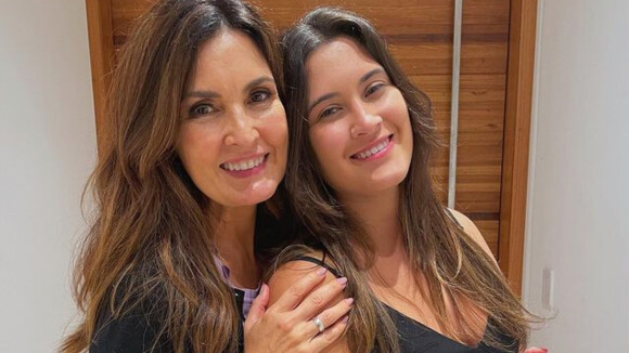 Fátima Bernardes posta novo corte de cabelo da filha e semelhança impressiona: 'Acho que sou eu'