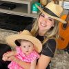 Virgínia combina chapéu de palha com a filha e web se encanta: 'Lindas'