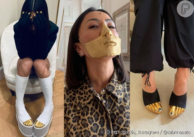 Sabrina Sato usou Schiaparelli durante a Semana de Moda de Paris