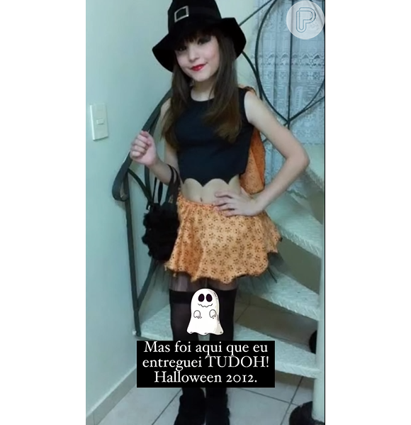 Larissa Manoela brincou ao admitir vergonha de fantasias de Halloween de quando era criança