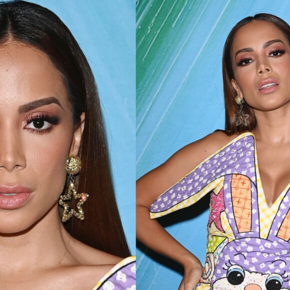 Anitta escolheu look Moschino para participar do amfAR Gala Los Angeles 2021