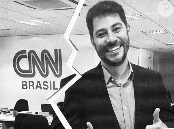 Evaristo Costa para o Purepeople: 'Essa é uma notícia falsa'. O jornalista se referia à informação de que teria processado a CNN.