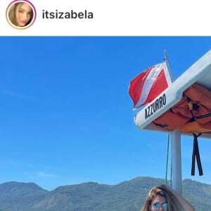 Izabela Cunha recebe elogio de Luan Santana em foto