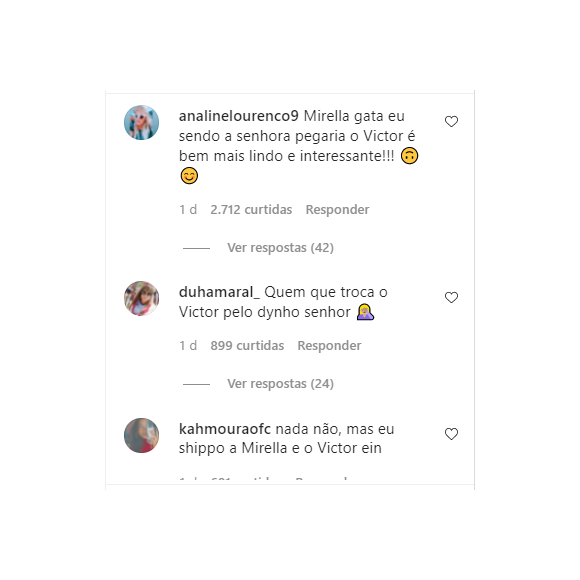 Mirella e Victor Igoh ganham torcida de fãs nas redes sociais: 'Casal bonito'