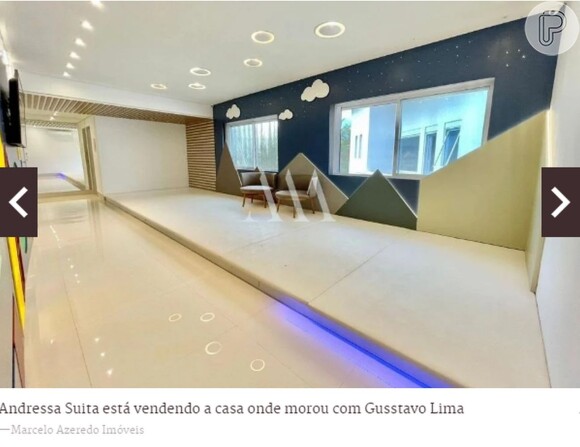 O cômodo que já foi o quarto dos filhos de Andressa Suita e Gusttavo Lima