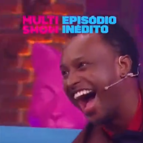 Thiaguinho participou do 'Lady Night' ontem (02) e não se esquivou de falar sobre Fernanda Souza