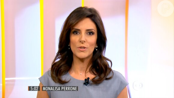 Monalisa Perrone fez reportagens durante 22 anos e está estreando com âncora de telejornal